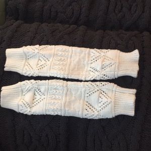 White leg warmers